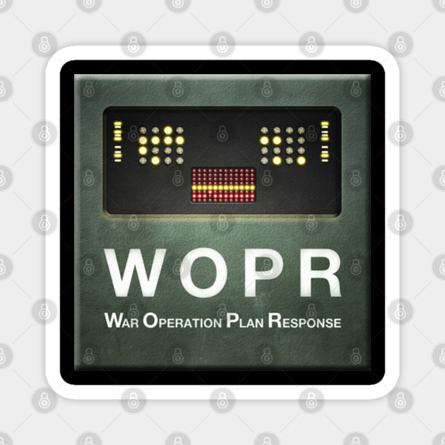 WarGames - WOPR Computer Interface Magnet by RetroZest