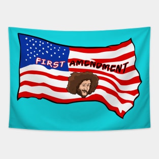 American Flag First Amendment Tapestry