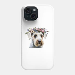 Floral Sealyham Terrier Phone Case