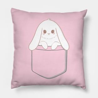 Bunny in a pocket Pillow