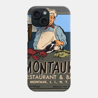 Vintage Montauk Cafe Phone Case