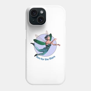 Aim for the Stars elf fairy faerie dragonfly wings flying Phone Case