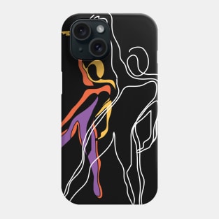 Abstract Creative Colorful Dancers Phone Case