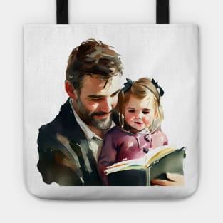 Father with daughter Tote