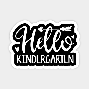 Hello Kindergarten First Day Of School Gift Magnet