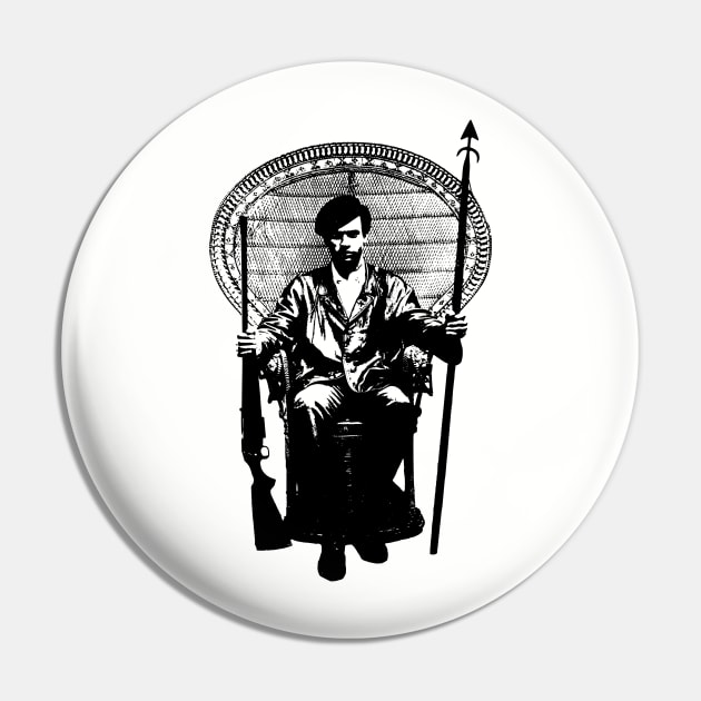 Huey Newton Pin by UrbanLifeApparel