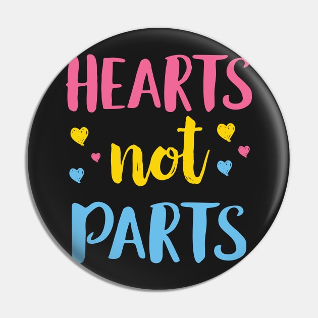 Hearts Not Parts Pin by Eugenex