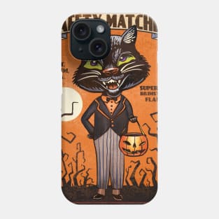 Black Cat Matches Phone Case