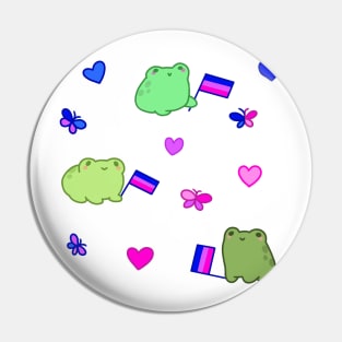 Rotund Bisexual Frogs Pin