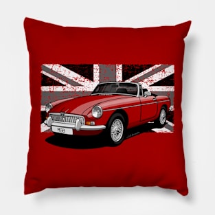 The coolest british classic roadster! Pillow