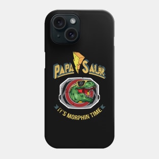 Papasaur Power Rangers Badge Phone Case