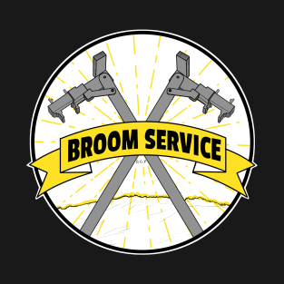 Broom Service Simple Grey T-Shirt