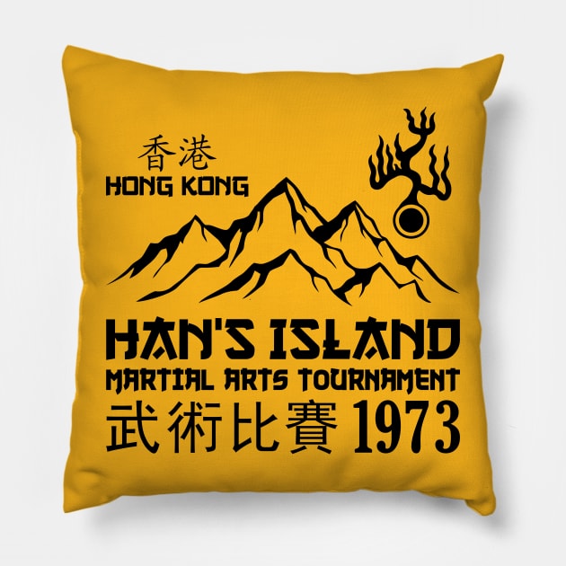 Mod.12 Enter the Dragon Han's Island Pillow by parashop