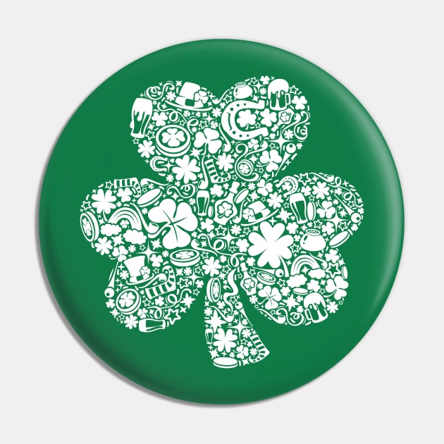 Lucky Shamrock Pin by machmigo