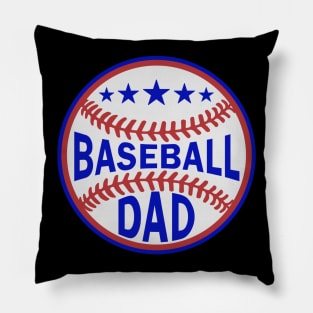 Baseball Dad Player Son Fathers Day Husband Daddy Grandpa Pillow