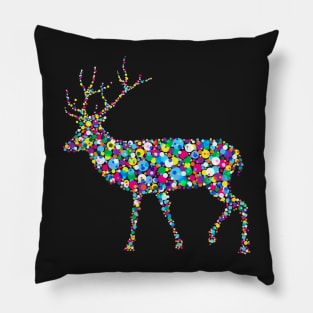 Colorfully Deer Pillow