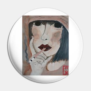 Art Deco Painting Pin