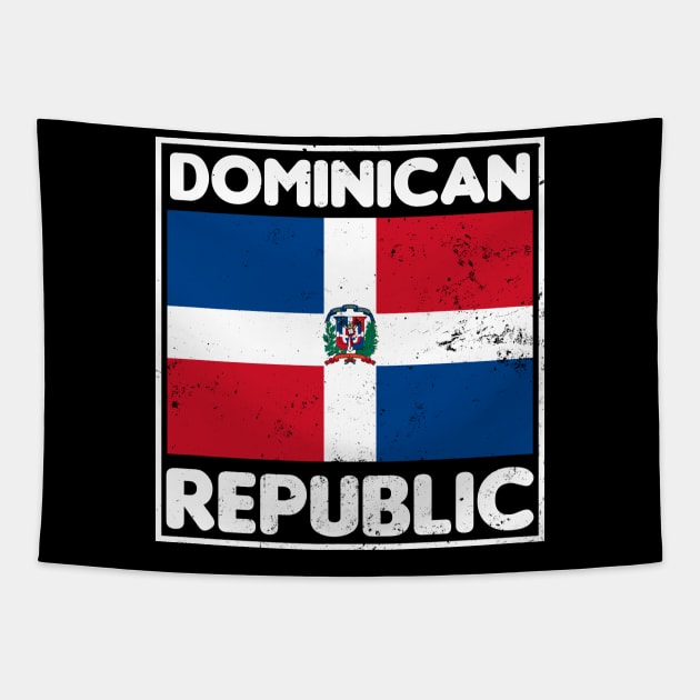 Dominican Republic Shirt | Patriotic Pride Flag Gift Tapestry by Gawkclothing