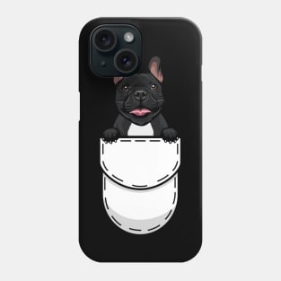 Funny French Bulldog Pocket Dog Phone Case