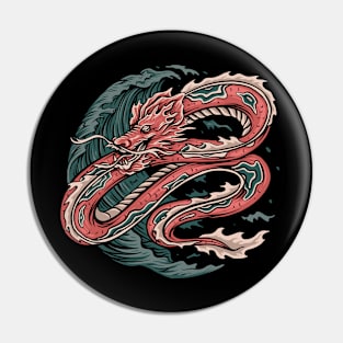 japanese dragon Pin