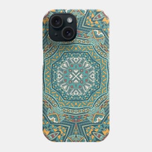 Colorful Oriental Rug Mandala Boho Pattern Phone Case