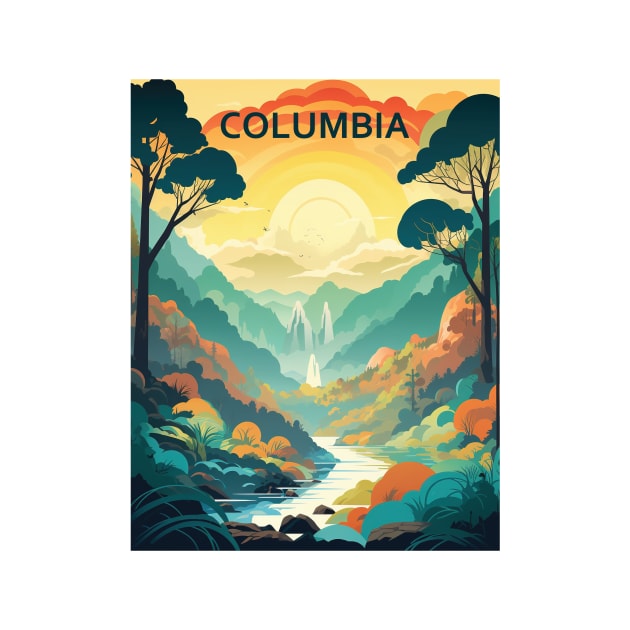 COLUMBIA by MarkedArtPrints