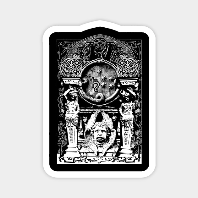 saturnalia ancient occult ritual Magnet by Esoteric Origins