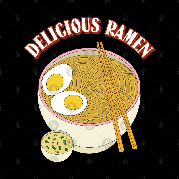 delicious ramen cool design by tedd