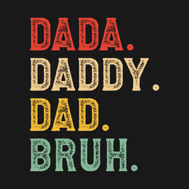 Dada Daddy Dad Bruh Gifts Men Fathers Day by truong-artist-C