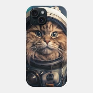 Astronaut Cat in Space - Cymric Phone Case