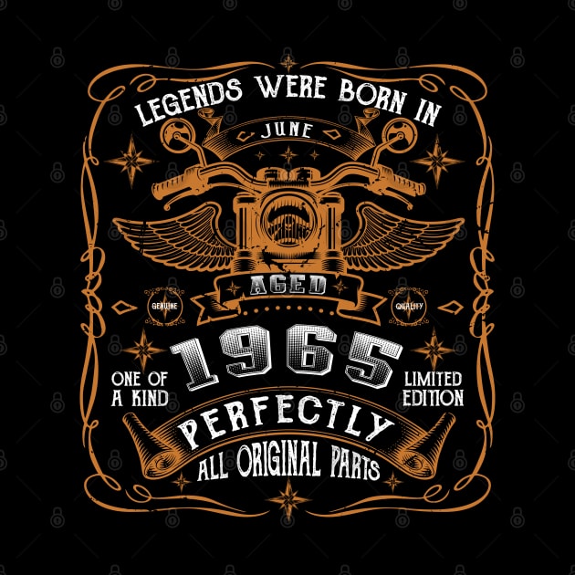 Legends Born In June 1965 58th Birthday by Cartine