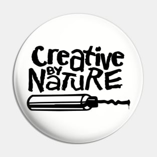 Creative by nature Pin