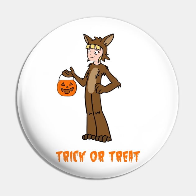 Halloween trick or treat wolf costume cartoon Pin by ballooonfish