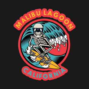 Malibu Lagoon California surf T-Shirt