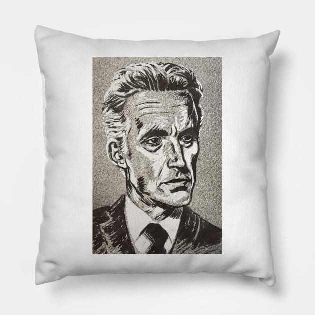 Jordan Peterson Pillow by MasterpieceArt