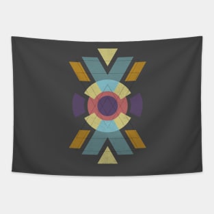 Retro shapes Tapestry