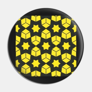 Black and Yellow Honey Bee Colors Pattern 4 Pin