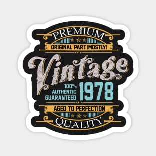 Premium Quality original part (mostly) vintage 1978 Magnet