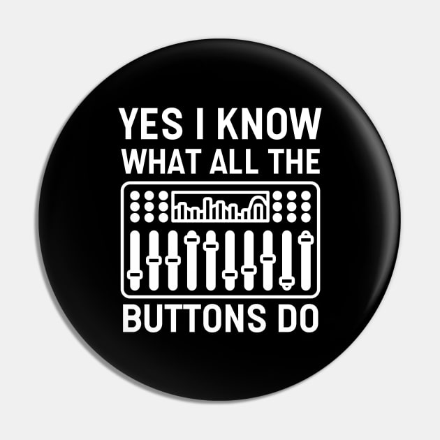 Funny Audio Engineer Quote Pin by The Jumping Cart