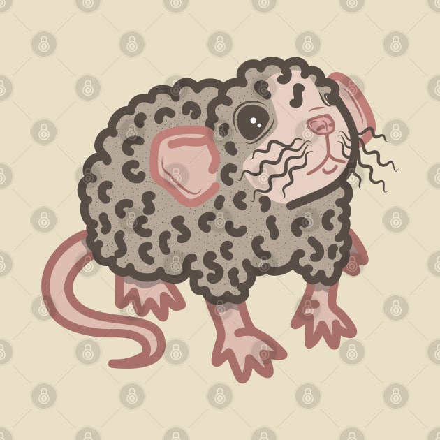 Kawaii Dumbo Curly Rat by InnerYou