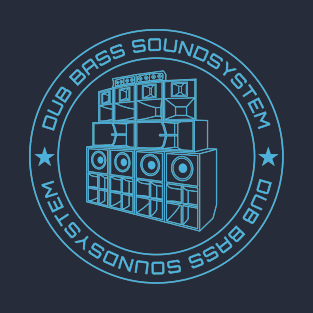 Dub Bass Soundsystem Speakers T-Shirt