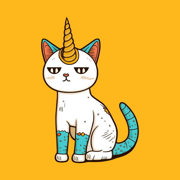 The Unique, Awesome and Magic Unicorn Cat by bestcoolshirts