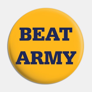 Beat Army Pin