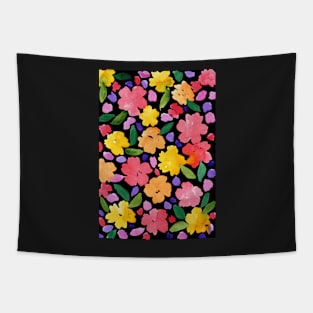 Bold Bouquet Watercolour Tapestry