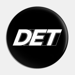 DET Detroit White Pin