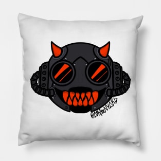 Nameless Ghoul Swiss Multi RED Pillow