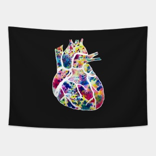Funfetti Heart (Black) Tapestry