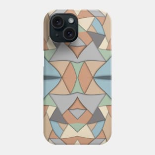 Retro Origami Repeated Pattern Phone Case