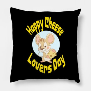 Happy Cheese Lovers Day! Pillow