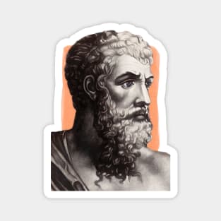 Greek Playwright Aristophanes illustration Magnet